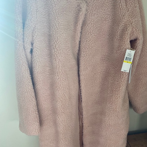 FEVER faux fur blush pink peacoat - Picture 5 of 9